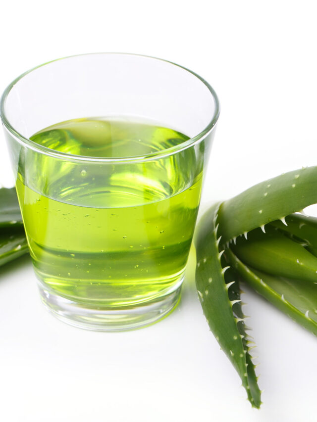 Aloevera on the table